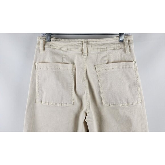 Oat New York Cream Wide Leg Jeans - Picture 8 of 9